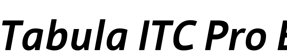 Tabula ITC Pro Bold Italic Font Download Free